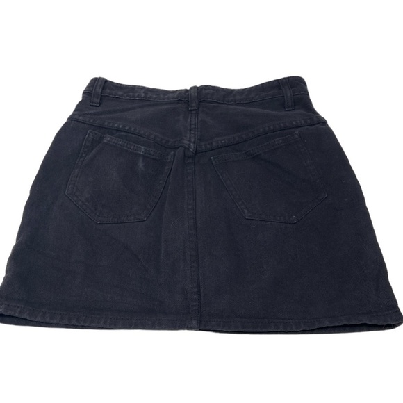 J Galt Black Mini Denim Shirt. Size Medium. - Picture 3 of 6